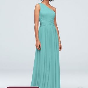 NEW Davids Bridal One Shoulder Dress